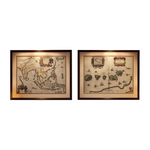 Antique Blaeu Maps, Indonesia & Moluccas, VOC Era, c.1642